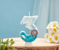 Ocean-themed Ship's Wheel Sequined Digital Birthday Candles