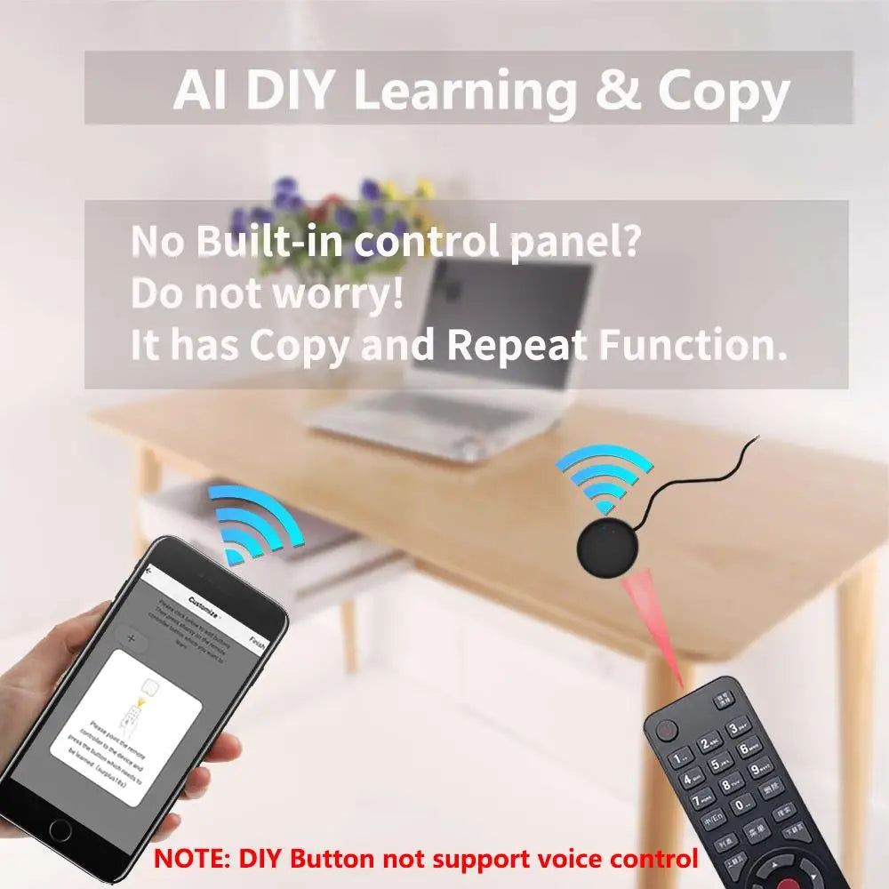 Tuya Wifi Smart IR Remote Control Air Conditioner TV Home Infrared