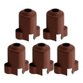 652F 5Pcs Silicone Socks Heat Insulation Case Cover High Temperature Sleeve For K1C Zpaxo Brown CN