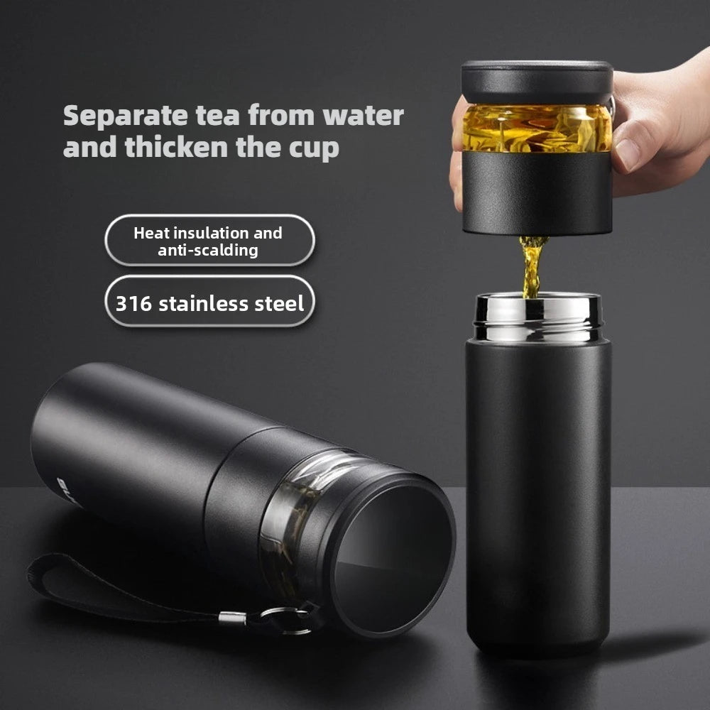 Multi-functional Outdoor Tea-water Separation Insulated Cup 316
