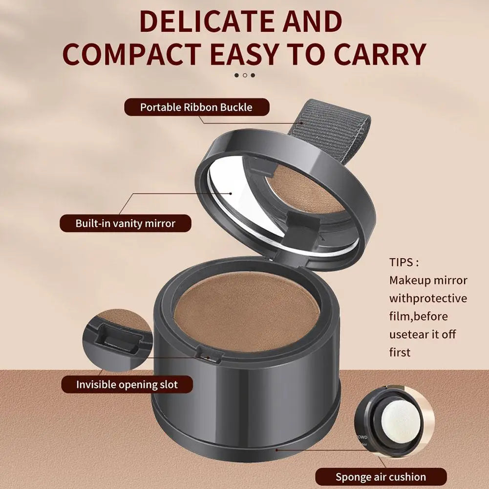1pc Hair Line Powder Black Brown Root Cover Up Natural Instant Waterproof Hairline Shadow Powder Hair Concealer Coverage Powder Zpaxo