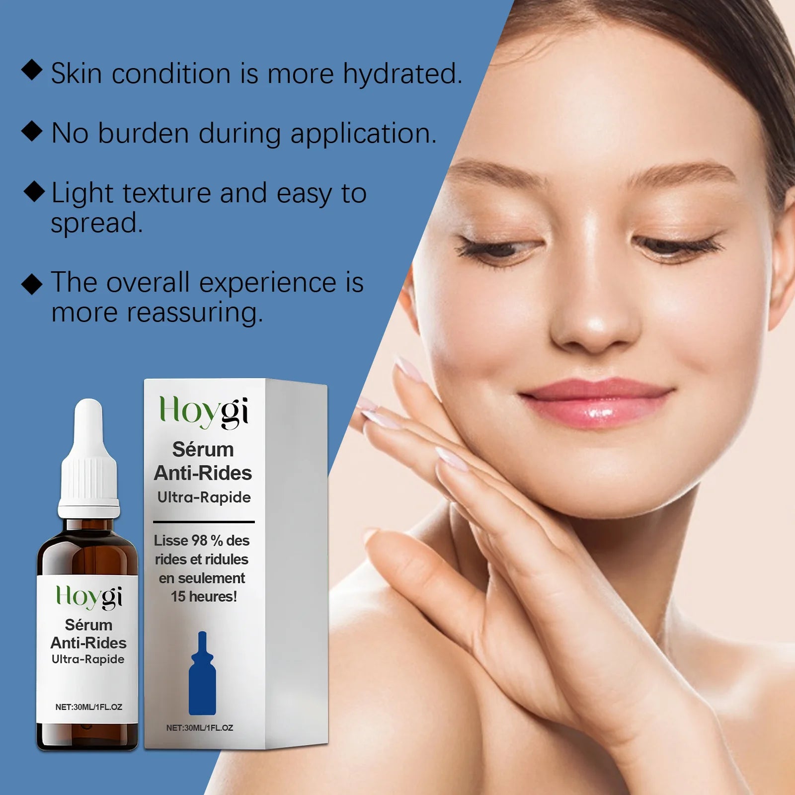 Collagen Firming Face Serum Anti-Wrinkle Hydrating Fade Fine Lines Lifting Tightening Smoothing Brightening Retinol Serum Zpaxo