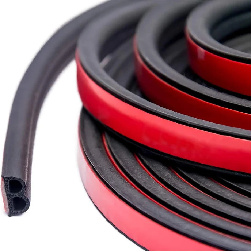 Car Soundproof Rubber Door Seal Sticker Self-adhesive Weather Strip