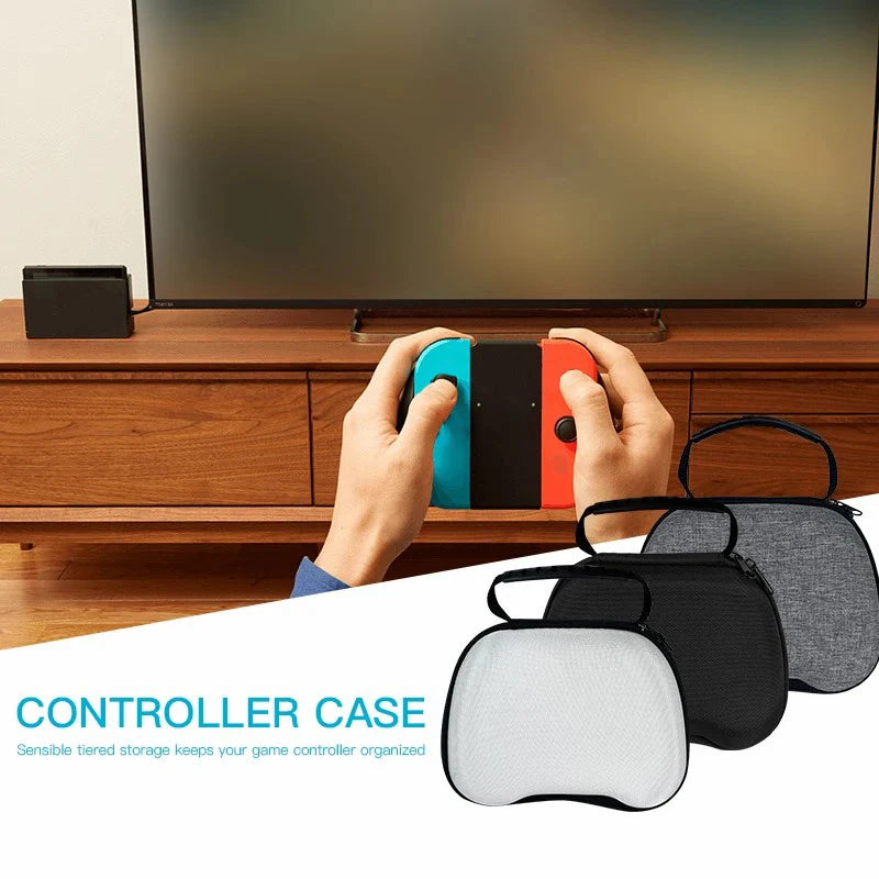 Travel Controller Case compatible with Switch Pro Controller PS5/PS4 Controller Xbox Controller Compact Hard Shell Carrying Case Zpaxo