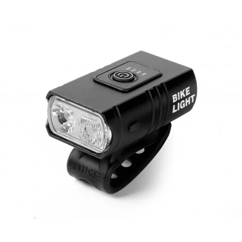 Bicycle Lights Aluminum Alloy Headlights Strong Light Riding Flashlight Equipment Night Riding Road Mountain Bike Kit Taillights Zpaxo