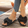Women Flats Slippers Outdoor Fashion Trend Shoes Lightweight Bow Tie