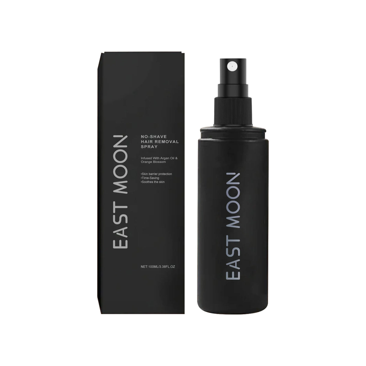 East Moon Argan Oil Hair Removal Spray Growth Inhibitor Body Intimate Area Good Smell Adult Permanent Painless Hair Remove Spray Zpaxo 100ml boxed