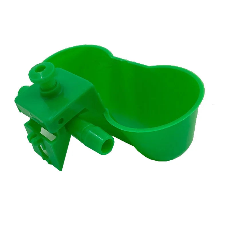 5 Sets Quail Drinking Waterer Dual Cups Pigeon Chicken Water Bowls