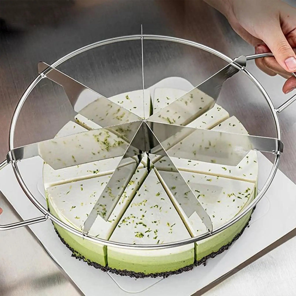 Stainless Steel Cake Divider Slicer 6 7 8 Divisions Cheese Pizza