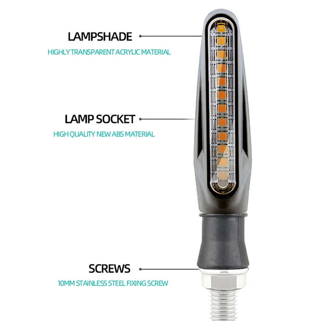 Motorcycle Flash Flowing Turn Signal Light Brightness CSP 2835 SMD