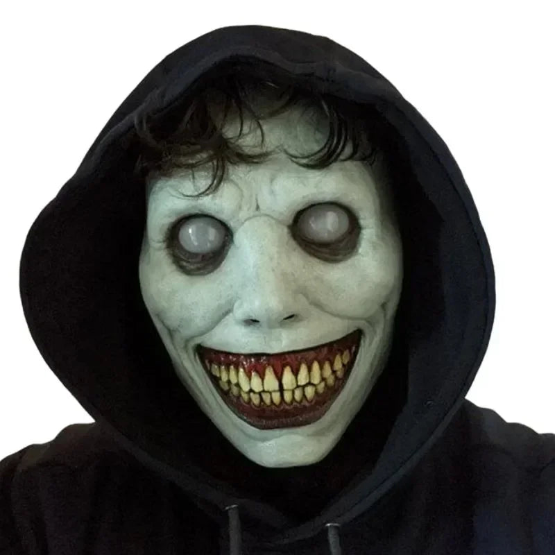 Creepy Halloween Mask Smiling Demon Scary Adults Masks Costume