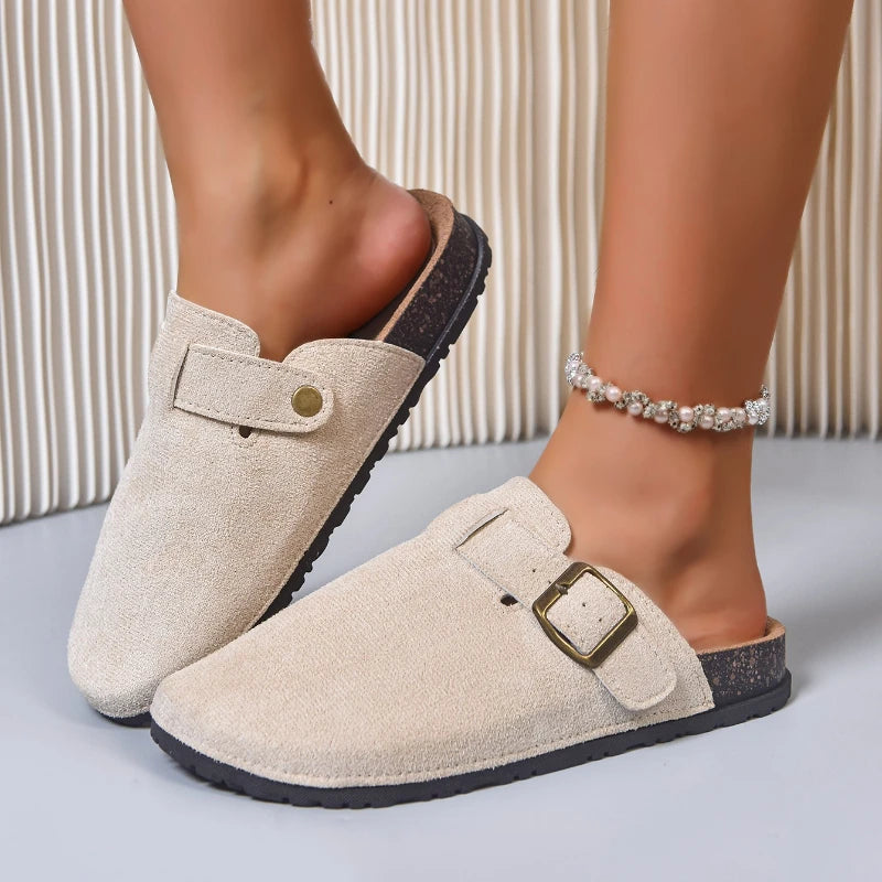 Women Slippers 2025 Baotou Slides Summer All-match Sandals Fashion