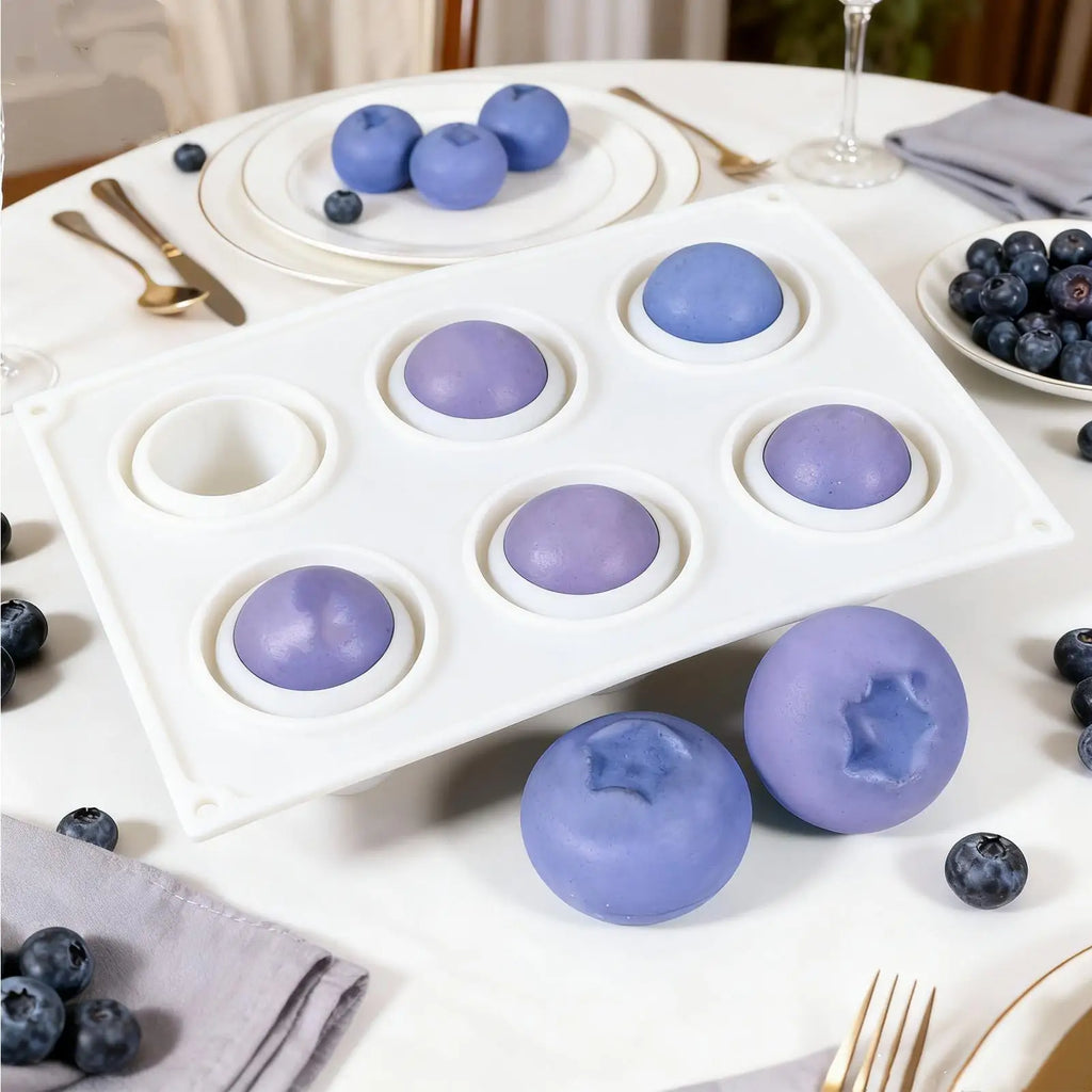 Molds Baking 6 Cavity Silicone Muffin Pan Food Grade Heat Resistant