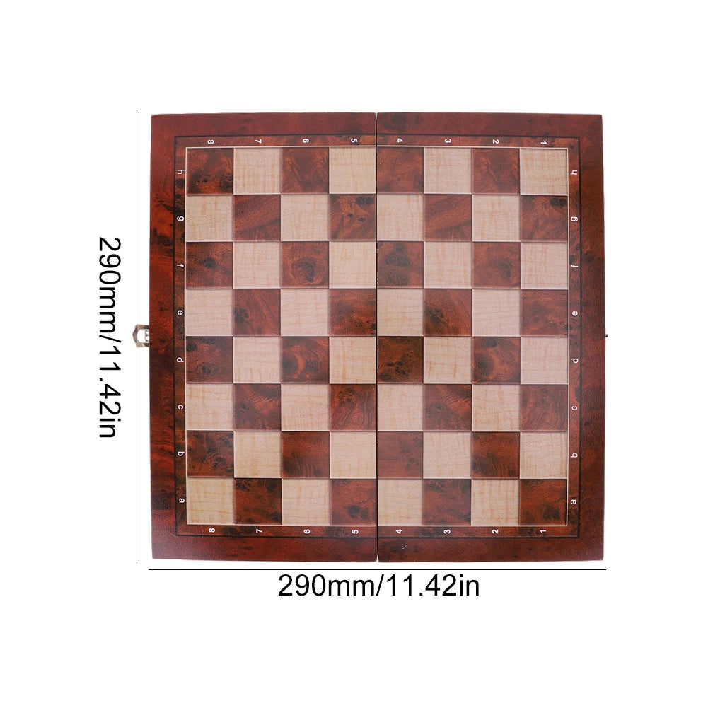 No Toxic 29x29cm 1 Chess Chekers Backgammon Developing Strategic