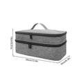 Portable Hair Dryer Case Waterproof Large Capacity Curler Bag