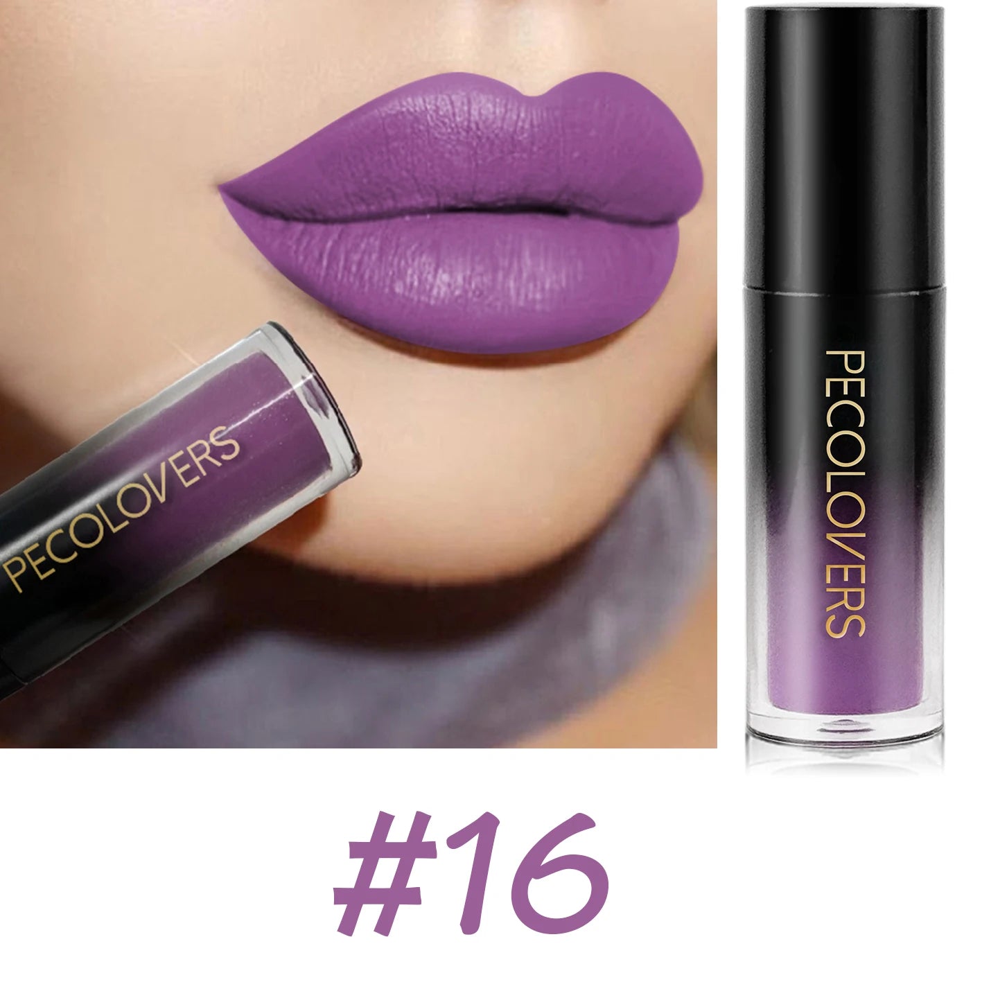 Velvet Matte Lipstick Sexy Red Lip Gloss Waterproof Long Lasting Easy Coloring Non-fading Non-stick Cup Liquid Lip Stick Zpaxo 16