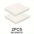 100 Transparent Waterproof Sticky Notes 3x3 Inch Self-adhesive