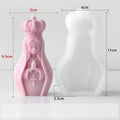 3D Virgin Mary Silicone Candle Mold – DIY Religious Craft