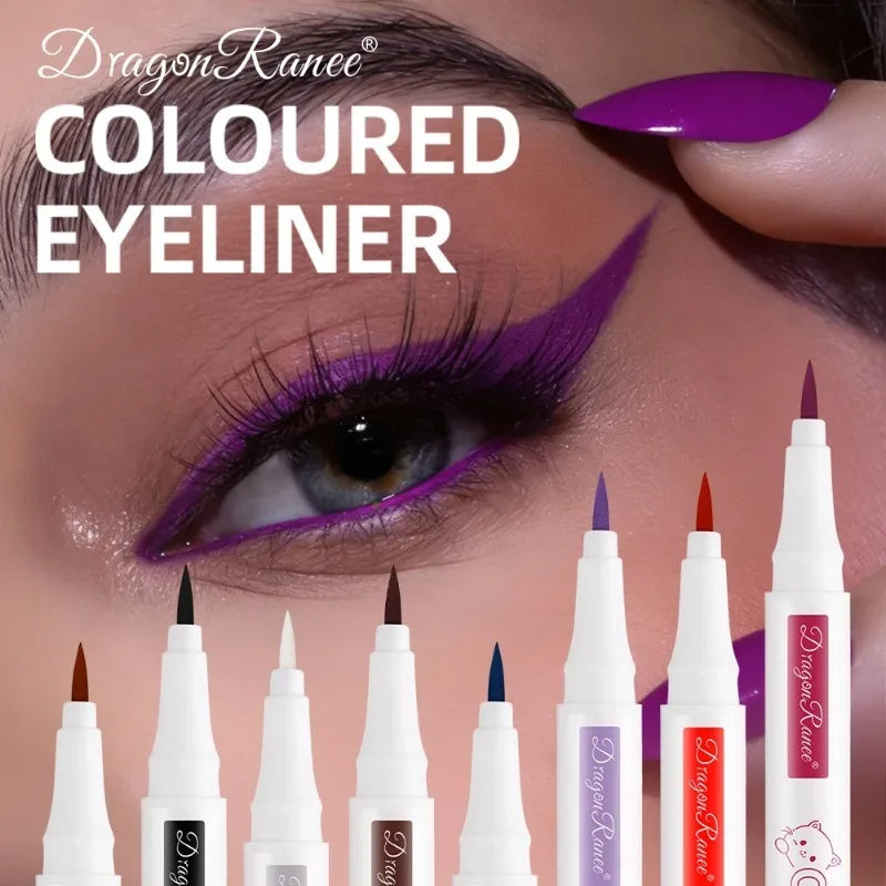 10 Colors Water-based Eyeliner Liquid Matte Red Quick-drying