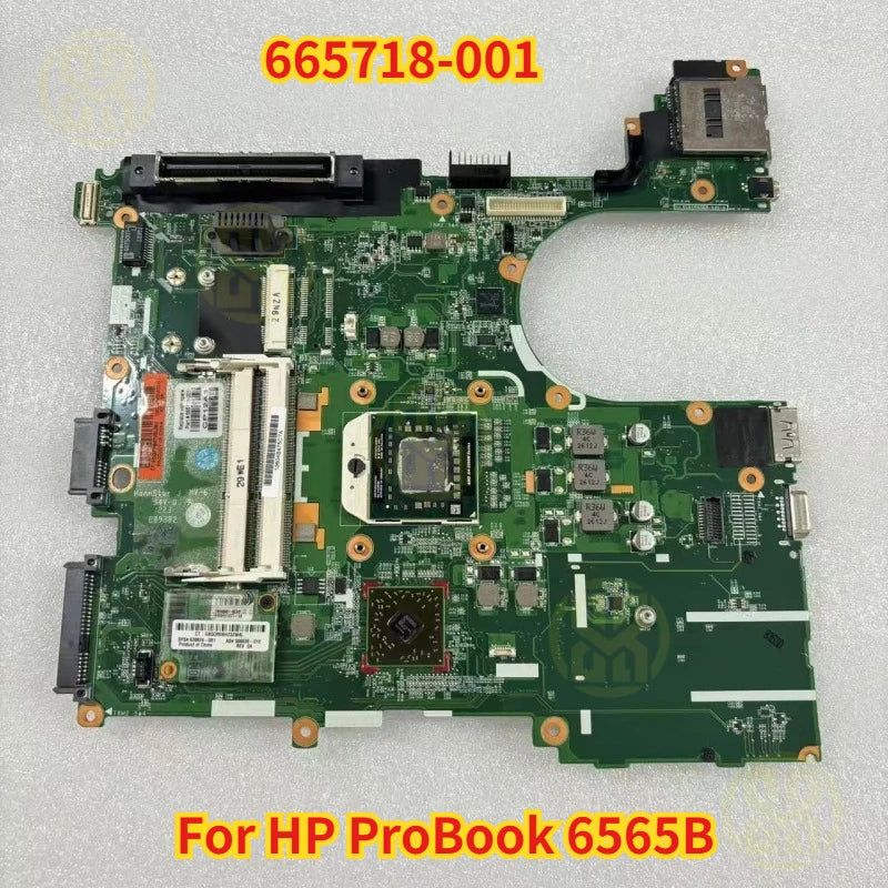 665718-001 HP Probook 6565B Laptop Motherboard DDR3 AMDHD6480G