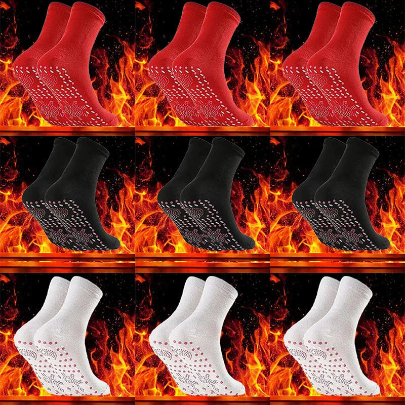 Magnetic Self-Heating Socks for Men & Women | 1–9 Pairs