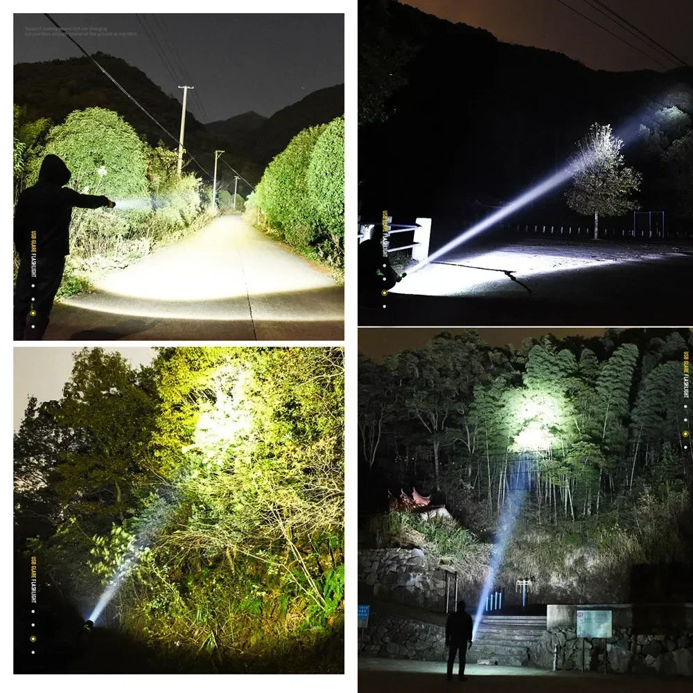 ESMARTER XHP70.2 Zoomable Rechargeable LED Tactical Flashlight