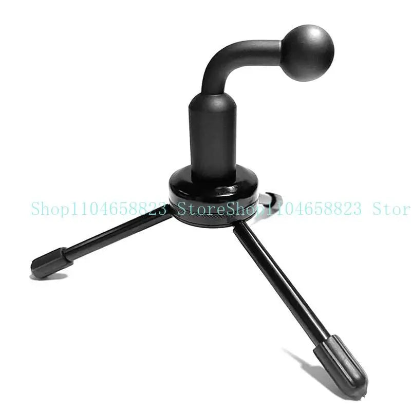Aluminum Alloy 17mm Ball Head Adapter to 1/4 Screw Hole Mount Converter Holder Stand for Tripod Selfie Handle Grip Zpaxo