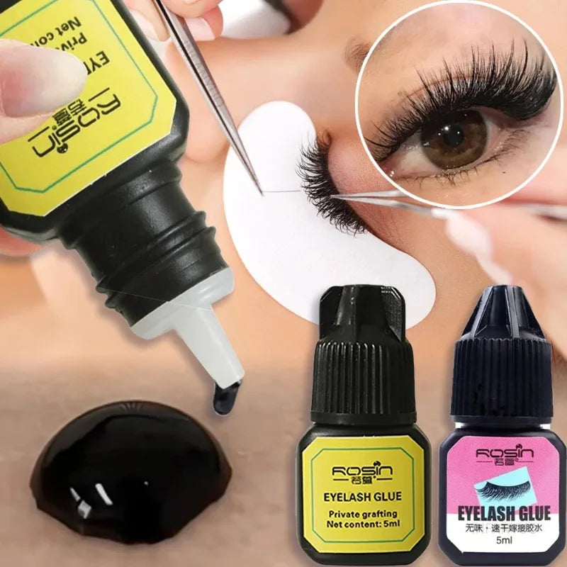 1- Waterproof Eyelashe Extension Glue Long Lasting Quick Dry Grafting