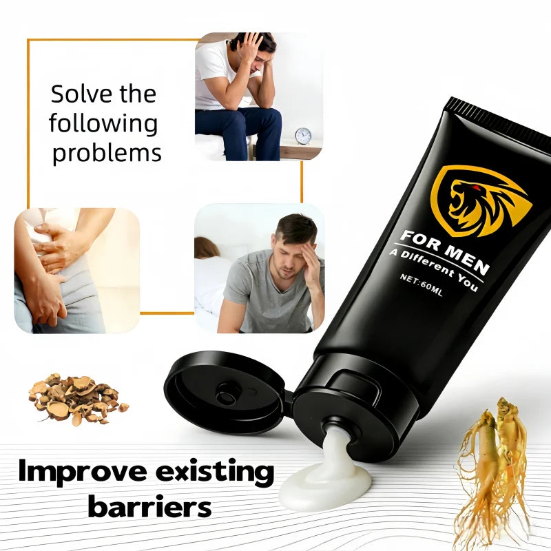Men's Massage Cream for Intimate Experience Interactive Relaxation Fast Absorption Non-Greasy Promotes Bonding And Comfort Zpaxo