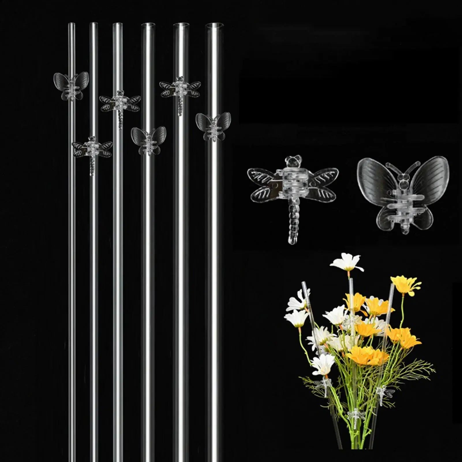 10-Pack Plant Vine Clips – Orchid, Tomato & Climbing Support Plant Support Clips Zpaxo