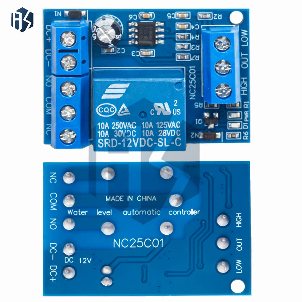 12V DC Automatic Liquid Level Sensor Module Water Flow Control Switch Zpaxo