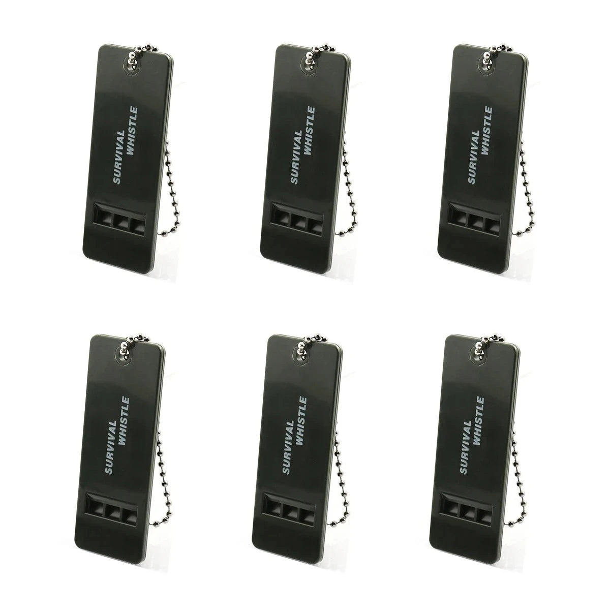 Loud Emergency Survival Whistle – Flat Keychain Safety Whistle