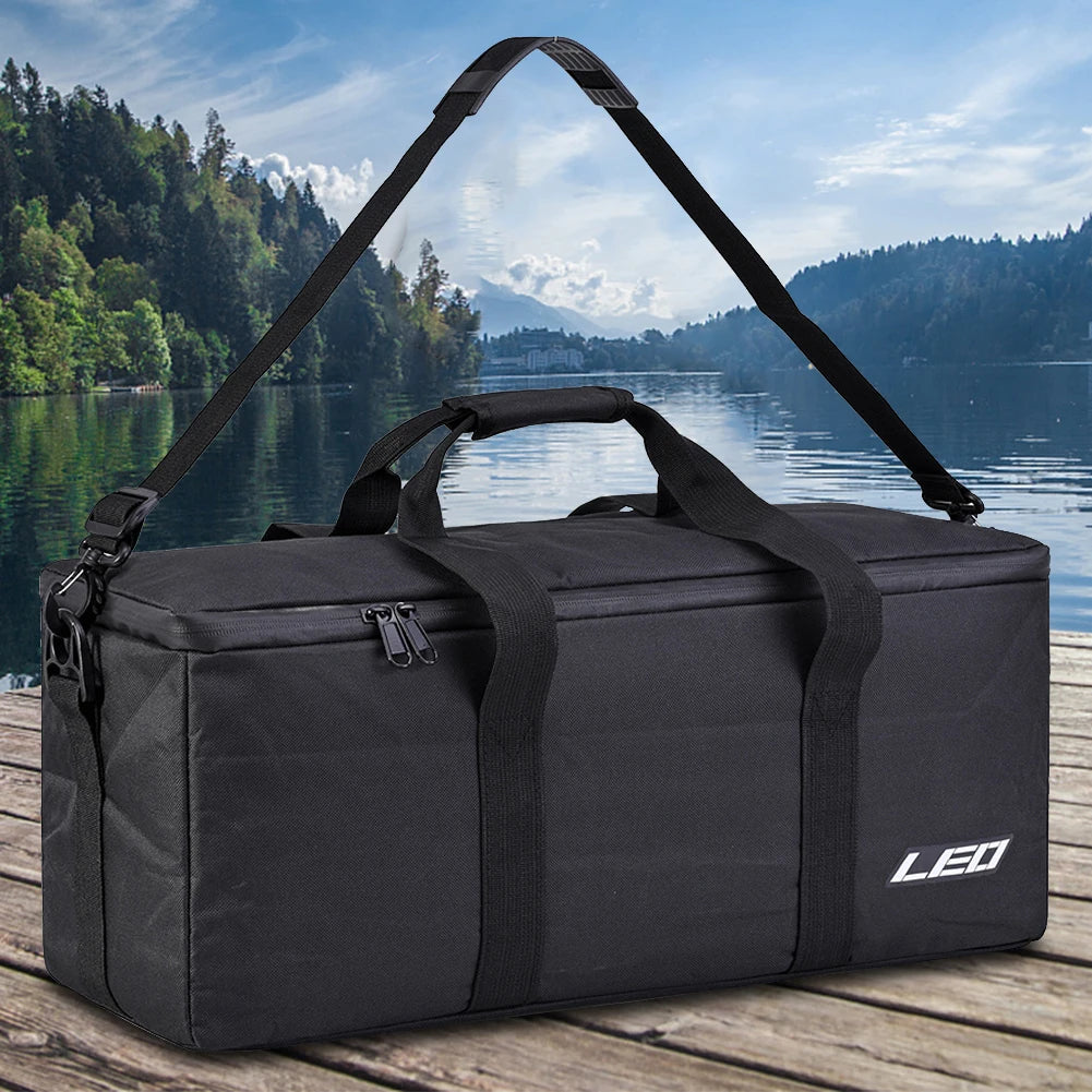 Fishing Gear Storage Bag Multifunctional Fishing Gears Organizer Waterproof Fishing Accessories Shoulder Bag Zpaxo
