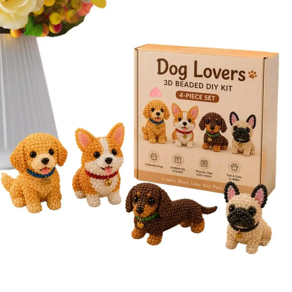 Beaded Animal Kit Cute Design 3D Animal Creative Colorful Beading Embroidery Kit For Beginners Craft Lovers Adults Enthusiasts Zpaxo D China Mainland