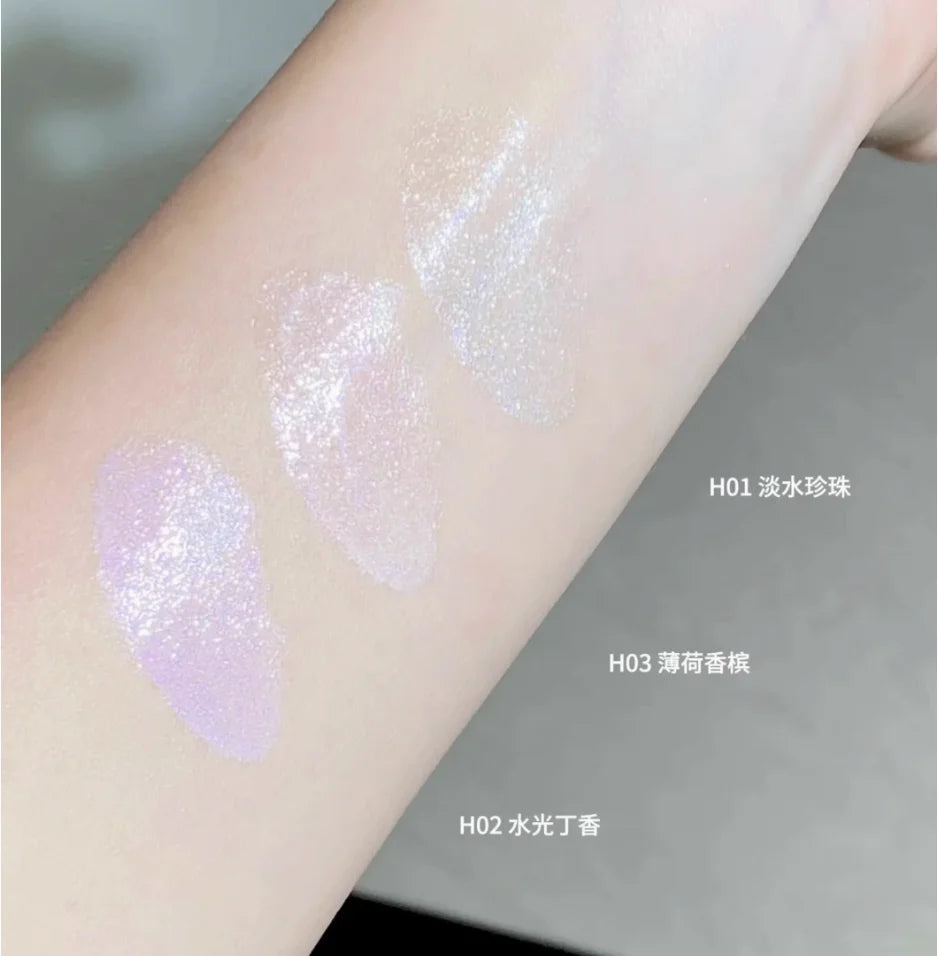 JUDYDOLL Highlighter Balm Luminous Highlighting Mint Lilac Refreshing Zpaxo
