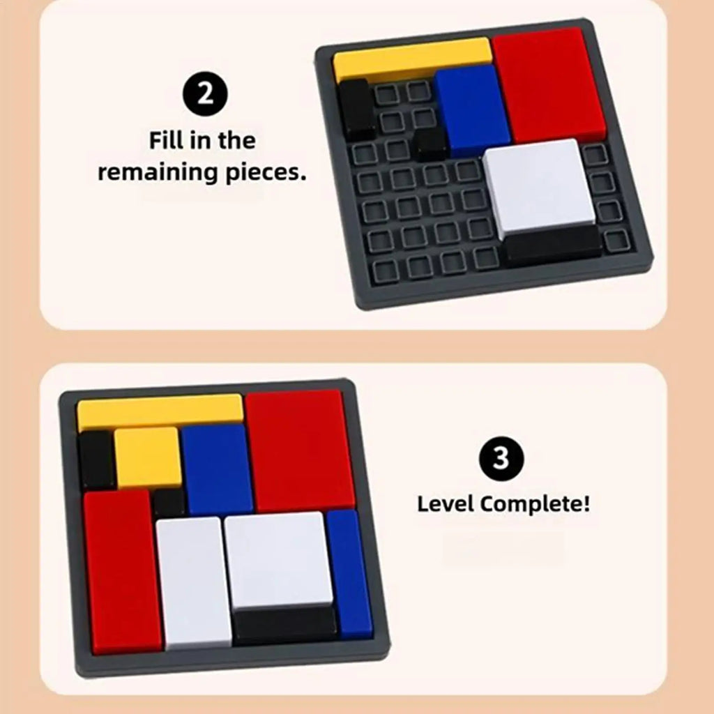 Brain Teaser Logic Puzzles for Adults Thinking Toy with 88 Challenges and 4 Difficulty Levels Mind Challenge Puzzles Blocks Zpaxo