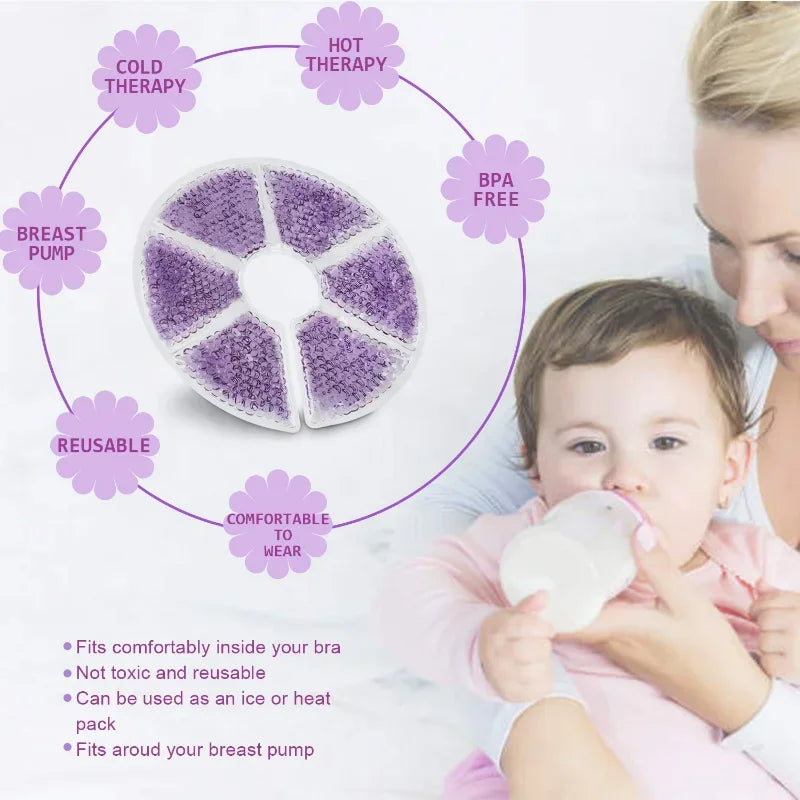 Breast Therapy Pads Cold Breastfeeding Gel Essentials Postpartum