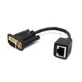 652F 15pin Adapters Cord VGA Female/Male to RJ45 Female Cat5/Cat6 Ethnernet Cable Zpaxo male CN