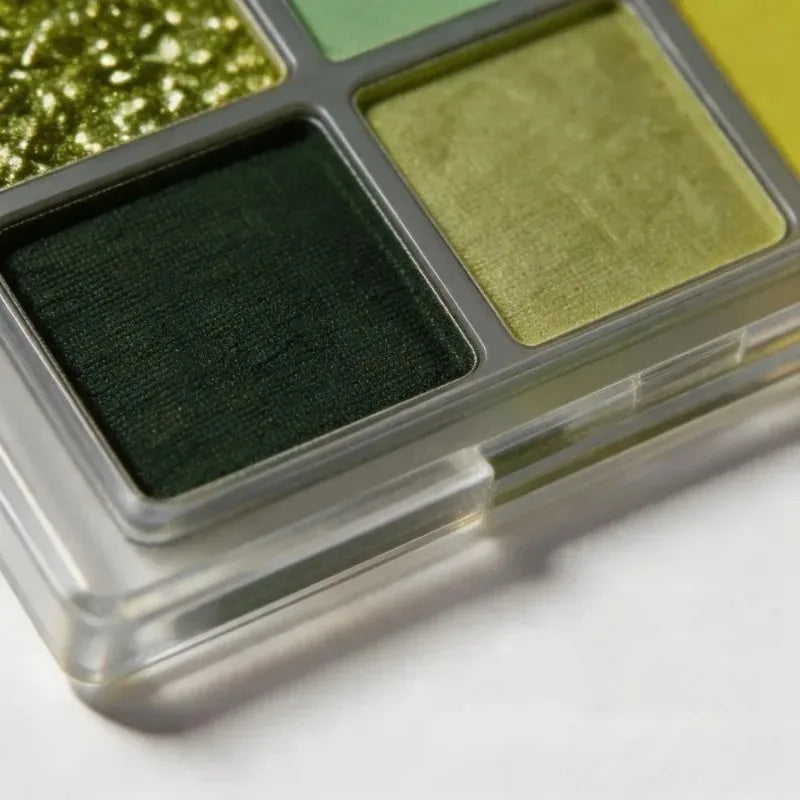 9 Colors Eyeshadow Palette Matte Mint Green Waterproof Lasting Pearlescent Shimmer Forest Eyeshadow Powder Eyes Makeup Cosmetics Zpaxo