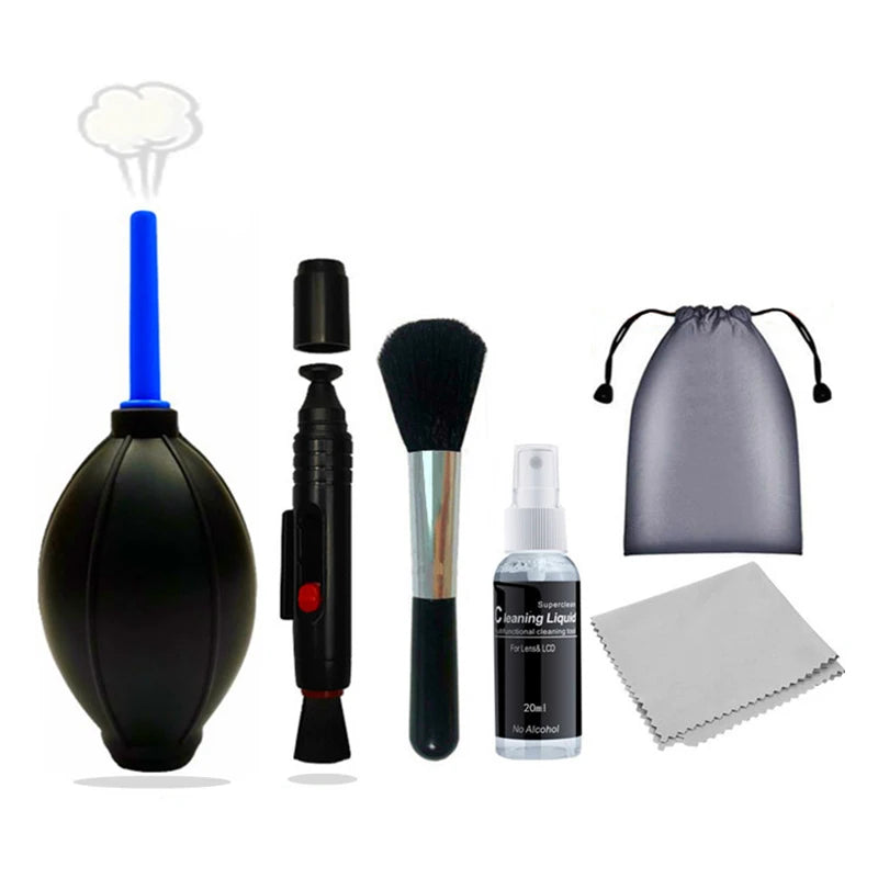 6 in1 Digital Mirrorless Camera Cleaning Kit Professional DSLR Lens Digital Camera Cleaning Tool For Sensor Lens For Nikon Canon Zpaxo