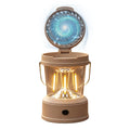 Camping Lantern Fan 2-in-1 Foldable Portable Brightness Electric Camp