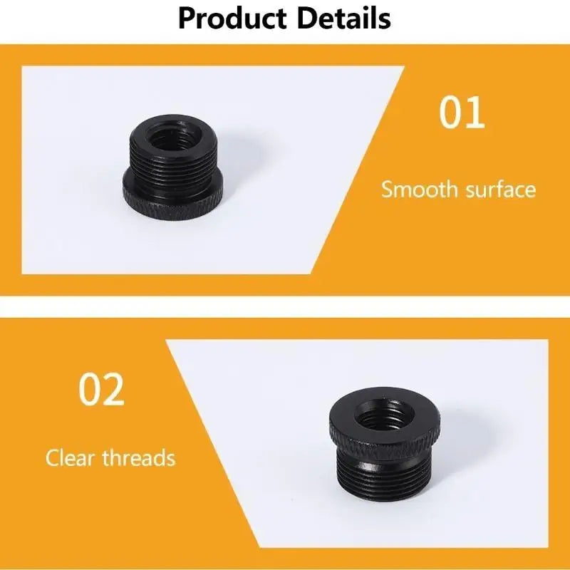 Microphone Bracket Screw Conversion 3 8 5 Receiver Thread Adapter Zpaxo