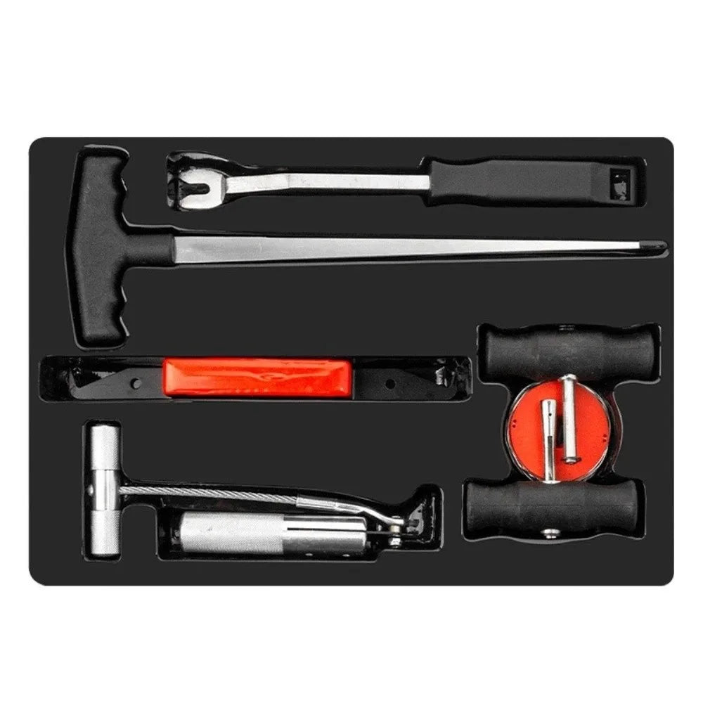 Universal Auto Glass Removal Tools Alloy Steel Labor-saving Zpaxo Black