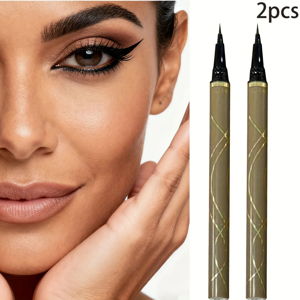 Ultra-fine ultra-fine eyebrow pencil waterproof professional sweat-proof liquid eyeliner Eyebrow dual-purpose durable makeup art Zpaxo