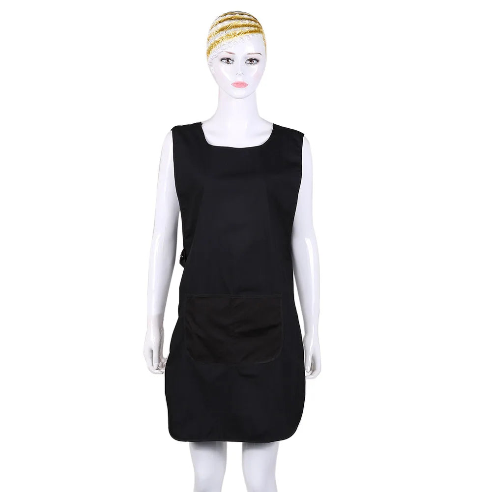 Double-sided Cooking Kitchen Hairdresser Aprons Buckle Design Nylon