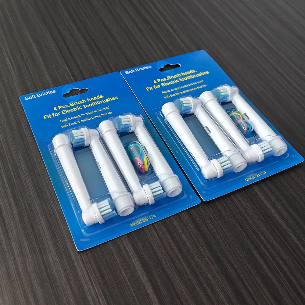 Wholesale 4 8 Lot Electric Toothbrush Head Oral B 6000 Sensitive Zpaxo SB17A-8PCS