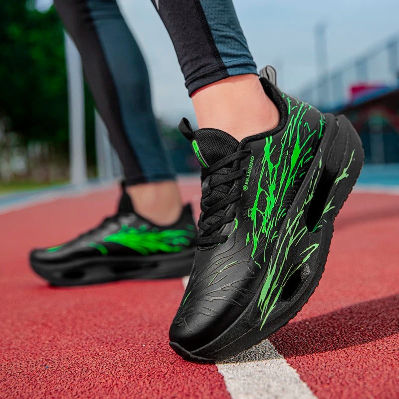 Men's Casual Sneakers Luxury Trainer Shoes Breathable Race Running