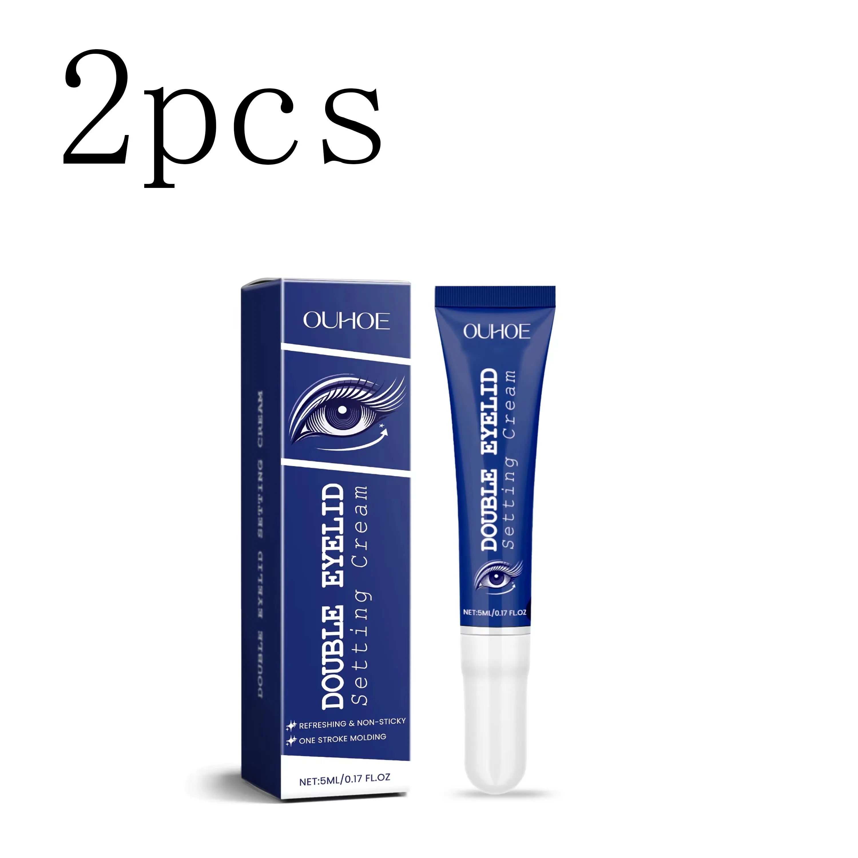 Double Eyelids Shaping Cream Traceless Tightening Waterproof Enhance Eye Styling Quick Dry Lasting Lifting Eyelid Defining Cream Zpaxo 2boxed