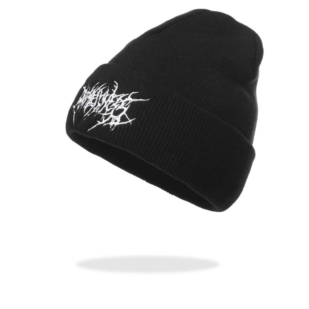 Embroidered Knit Beanie – Unisex Insulated Winter Hat