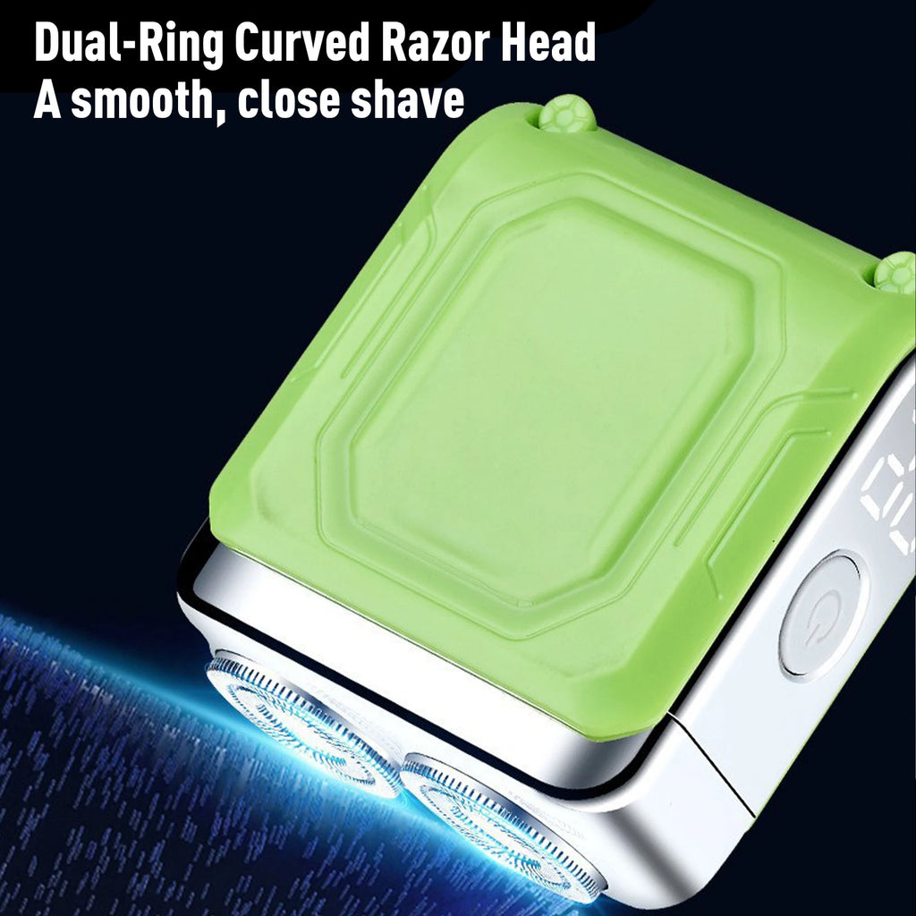 Mini Beard Shaver USB Rechargeable Electric Razor Detachable Magnetic